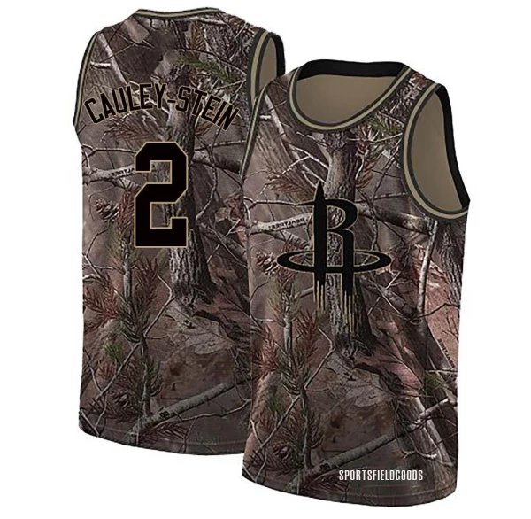 Youth Willie Cauley-Stein Houston Rockets Camo Swingman Realtree Collection Jersey