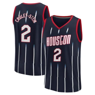 Youth Willie Cauley-Stein Houston Rockets Navy Fast Break 2022/23 City Edition Jersey