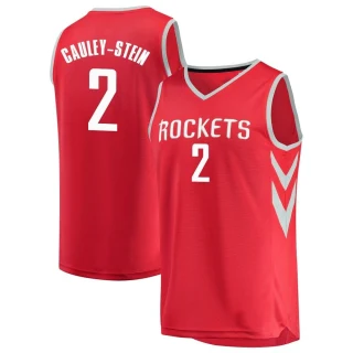 Youth Willie Cauley-Stein Houston Rockets Red Fast Break Jersey - Icon Edition