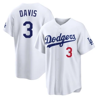 Youth Willie Davis Los Angeles Dodgers White Limited Home Stadium Jersey