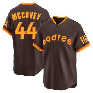 Youth Willie Mccovey San Diego Padres Brown Limited Cooperstown Collection Jersey