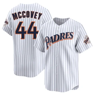 Youth Willie Mccovey San Diego Padres White Limited Cooperstown Collection Jersey