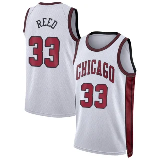 Youth Willie Reed Chicago Bulls White Swingman 2022/23 City Edition Jersey