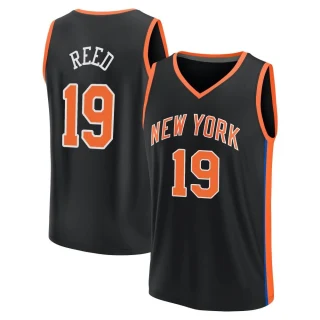Youth Willis Reed New York Knicks Black Fast Break 2022/23 City Edition Jersey
