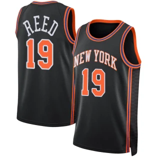 Youth Willis Reed New York Knicks Black Swingman 2021/22 Jersey - City Edition