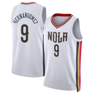 Youth Willy Hernangomez New Orleans Pelicans White Swingman 2021/22 City Edition Jersey