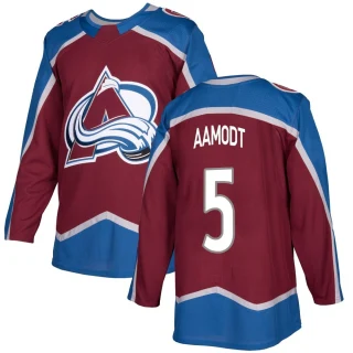 Youth Wyatt Aamodt Colorado Avalanche Authentic Burgundy Home Jersey