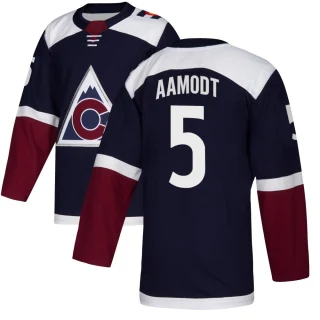 Youth Wyatt Aamodt Colorado Avalanche Navy Authentic Alternate Jersey