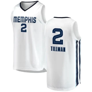 Youth Xavier Tillman Memphis Grizzlies White Swingman 2018/19 Jersey - Association Edition