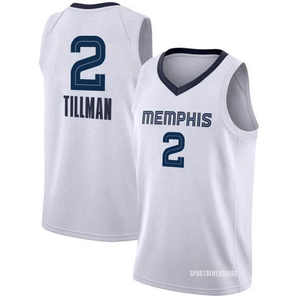 Youth Xavier Tillman Memphis Grizzlies White Swingman 2020/21 Jersey - Association Edition