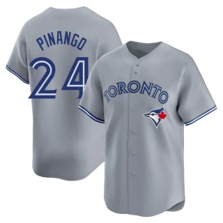 Youth Yohendrick Pinango Toronto Blue Jays Gray Limited Away Jersey
