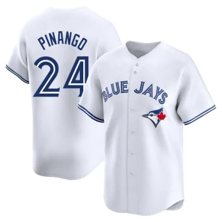Youth Yohendrick Pinango Toronto Blue Jays White Limited Home Jersey
