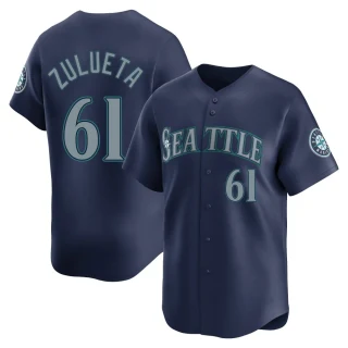 Youth Yosver Zulueta Seattle Mariners Navy Limited Road Jersey