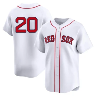 Youth Yu Chang Boston Red Sox White Limited 2nd Home Jersey