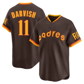 Youth Yu Darvish San Diego Padres Brown Limited Cooperstown Collection Jersey
