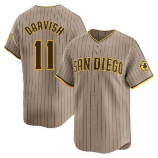 Youth Yu Darvish San Diego Padres Limited Tan Alternate Jersey