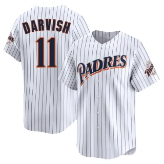 Youth Yu Darvish San Diego Padres White Limited Cooperstown Collection Jersey