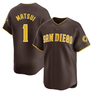 Youth Yuki Matsui San Diego Padres Brown Limited Away Jersey