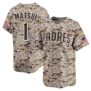 Youth Yuki Matsui San Diego Padres Camo Limited 2nd Alternate Jersey
