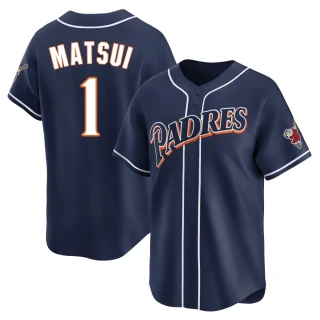 Youth Yuki Matsui San Diego Padres Navy Limited Cooperstown Collection Jersey