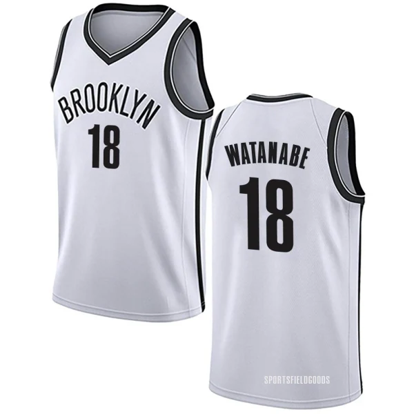 Youth Yuta Watanabe Brooklyn Nets White Swingman Jersey - Association Edition
