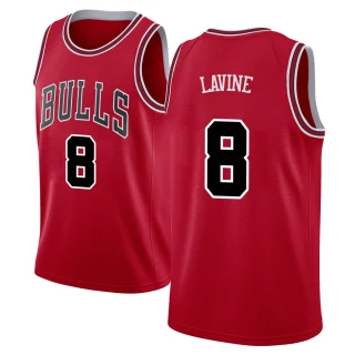 Youth Zach LaVine Chicago Bulls Red Swingman Jersey - Icon Edition