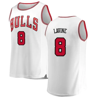 Youth Zach LaVine Chicago Bulls White Fast Break Jersey - Association Edition