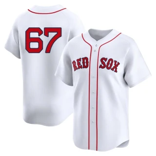 Youth Zach Penrod Boston Red Sox White Limited 2nd Home Jersey