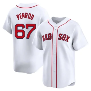 Youth Zach Penrod Boston Red Sox White Limited Home Jersey