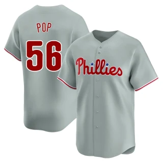 Youth Zach Pop Philadelphia Phillies Gray Limited Away Jersey