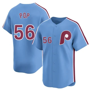 Youth Zach Pop Philadelphia Phillies Light Blue Limited Alternate Jersey