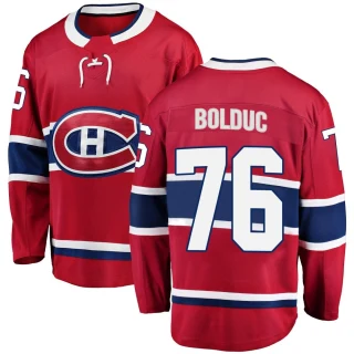 Youth Zack Bolduc Montreal Canadiens Red Breakaway Home Jersey