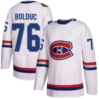 Youth Zack Bolduc Montreal Canadiens White Authentic 2017 100 Classic Jersey
