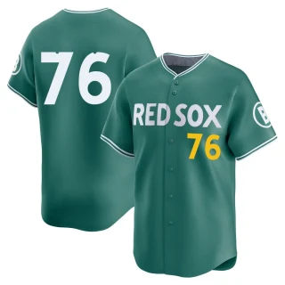Youth Zack Kelly Boston Red Sox Green Limited 2025 City Connect Jersey