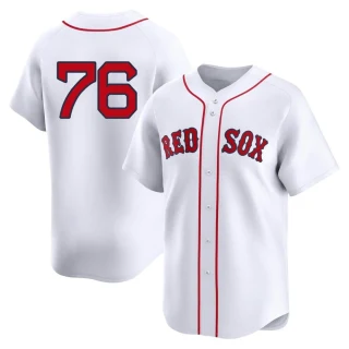 Youth Zack Kelly Boston Red Sox White Limited 2nd Home Jersey