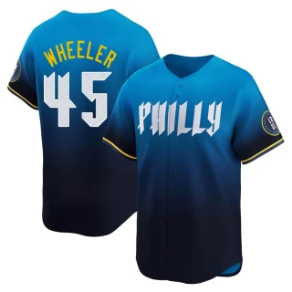 Youth Zack Wheeler Philadelphia Phillies Blue Limited 2024 City Connect Jersey
