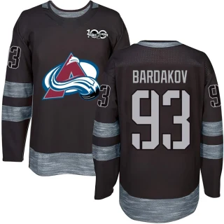 Youth Zakhar Bardakov Colorado Avalanche Black Authentic 1917-2017 100th Anniversary Jersey