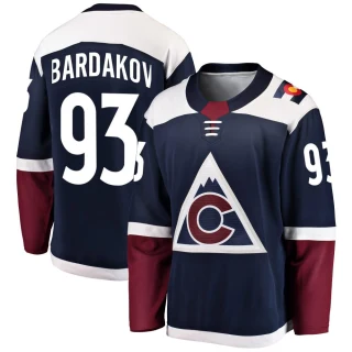 Youth Zakhar Bardakov Colorado Avalanche Navy Breakaway Alternate Jersey