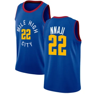 Youth Zeke Nnaji Denver Nuggets Blue Swingman Jersey - Statement Edition