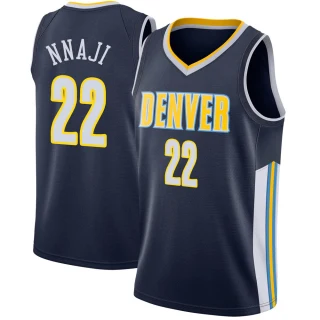 Youth Zeke Nnaji Denver Nuggets Navy Swingman Jersey - Icon Edition