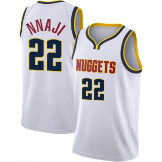 Youth Zeke Nnaji Denver Nuggets White Swingman 2020/21 Jersey - Association Edition