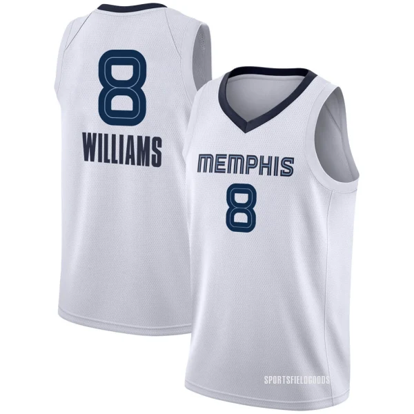 Youth Ziaire Williams Memphis Grizzlies White Swingman 2020/21 Jersey - Association Edition