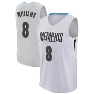 Youth Ziaire Williams Memphis Grizzlies White Swingman Jersey - City Edition