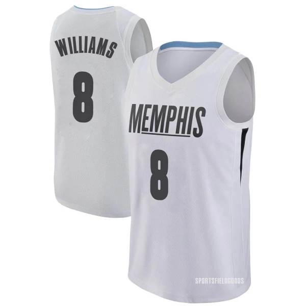 Youth Ziaire Williams Memphis Grizzlies White Swingman Jersey - City Edition