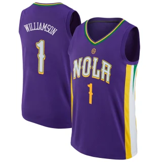 Youth Zion Williamson New Orleans Pelicans Purple Swingman Jersey - City Edition
