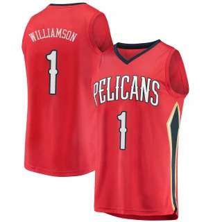 Youth Zion Williamson New Orleans Pelicans Red Fast Break Jersey - Statement Edition